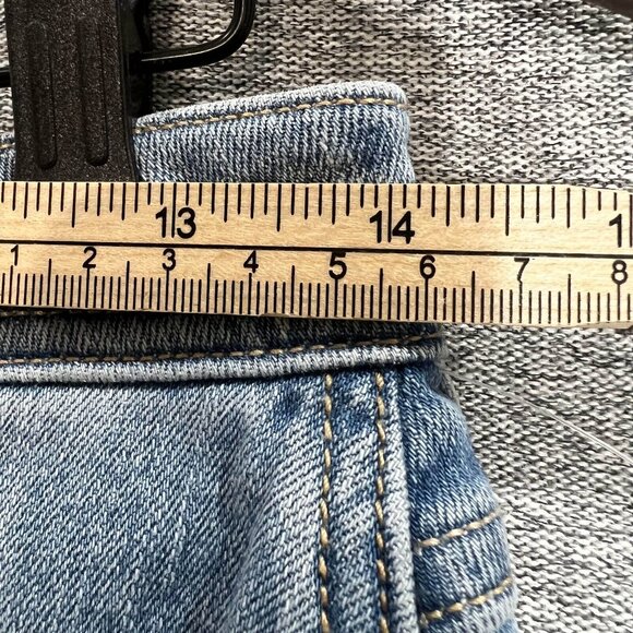 Hollister Jean Shorts Women Size 26 Blue Light Wash High Rise Boyfriend Denim - Picture 6 of 13